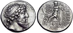 Ancient Coins - SELEUKID EMPIRE. Demetrios II Nikator. Second reign, 129-125 BC.