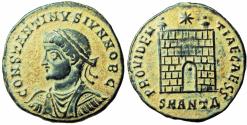 Ancient Coins - Constantine II, AE follis. Antioch, AD
