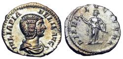 Ancient Coins - Julia Domna. Augusta, AD 193-217.
