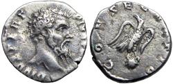 Ancient Coins - Divus Pertinax. Died AD 193.  Consecration issue.