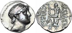 Ancient Coins - Characenian Kingdom. Apodakos. Ca. 112/1-104/03 B.C. AR tetradrachm.