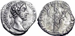 Ancient Coins - Commodus AR Denarius. Rome, AD 183-184.