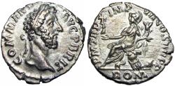 Ancient Coins - Commodus. AD 177-192. AR Denarius .