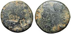 Ancient Coins - Domitian, with Tenth Legion Countermarks. 81-96 AD.
