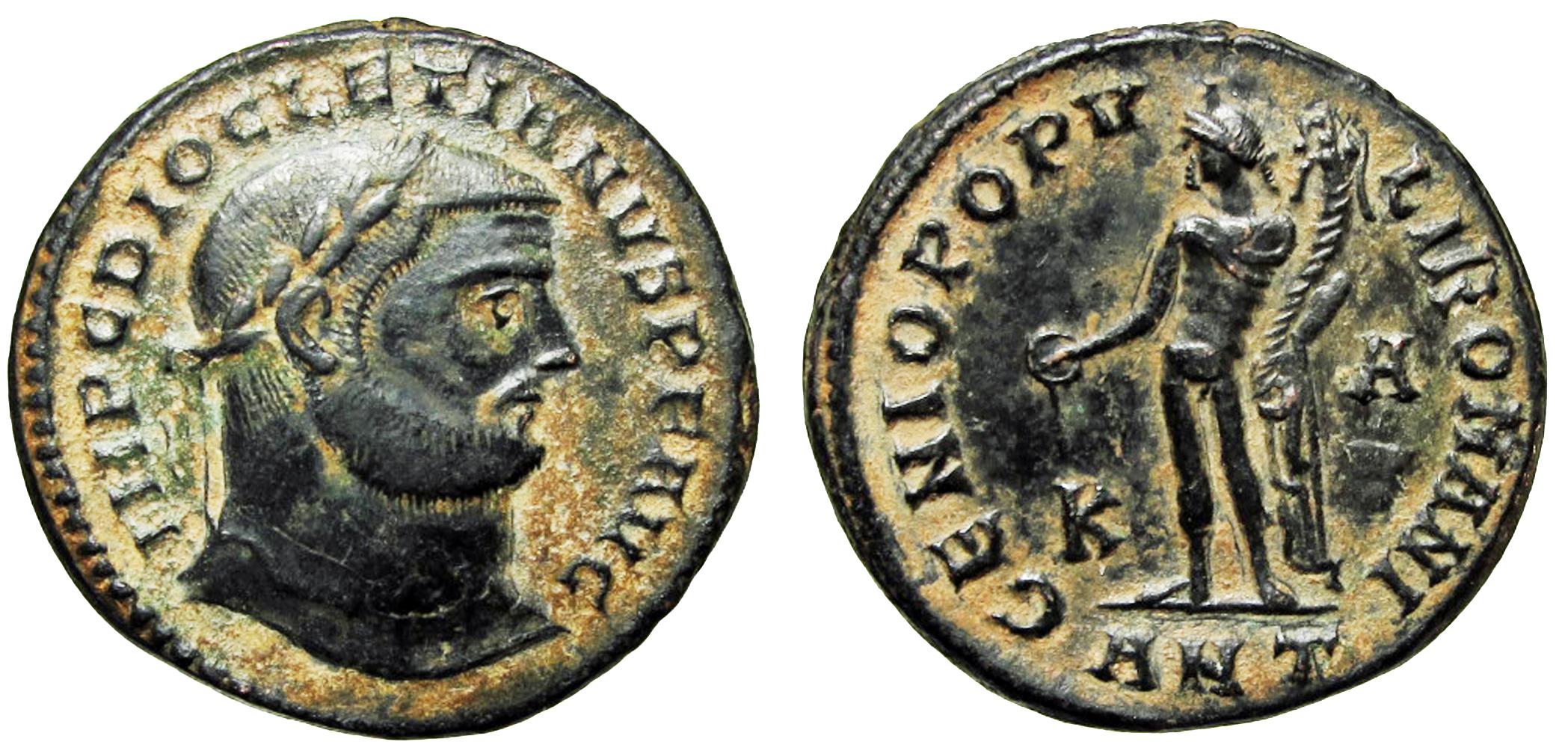 Diocletian. AD 284-305. Æ Follis | Roman Imperial Coins