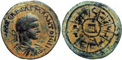 Ancient Coins - PHOENICIA, Ace-Ptolemais. Elagabalus. AD 218 - 222. Unique and unpublished.
