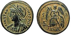 Ancient Coins - City Commemorative Æ 15mm. Struck under Constantine I.