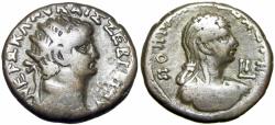 Ancient Coins - EGYPT, Alexandria. Nero, with Poppaea. AD 54-68.