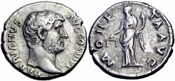 Ancient Coins - Hadrian. AD 117-138. AR Denarius.