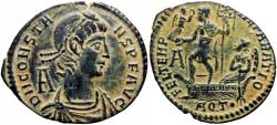 Ancient Coins - Constans Æ Centenionalis. Aquileia, AD 348-350.