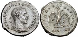 Ancient Coins - SYRIA, Seleucis and Pieria. Antioch. Philip I. AD 244-249. AR Tetradrachm.