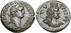 Ancient Coins - EGYPT. Alexandria. Domitian, 81-96. An unusually attractive example.