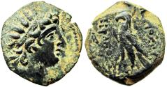 Ancient Coins - Seleukid Kingdom. Antiochos VIII Epiphanes. AE 20. 120/9 BC.
