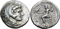 Ancient Coins - KINGS OF MACEDON. Alexander III ‘the Great’, 336-323 BC.  Very Rare; from the dekadrachm series.
