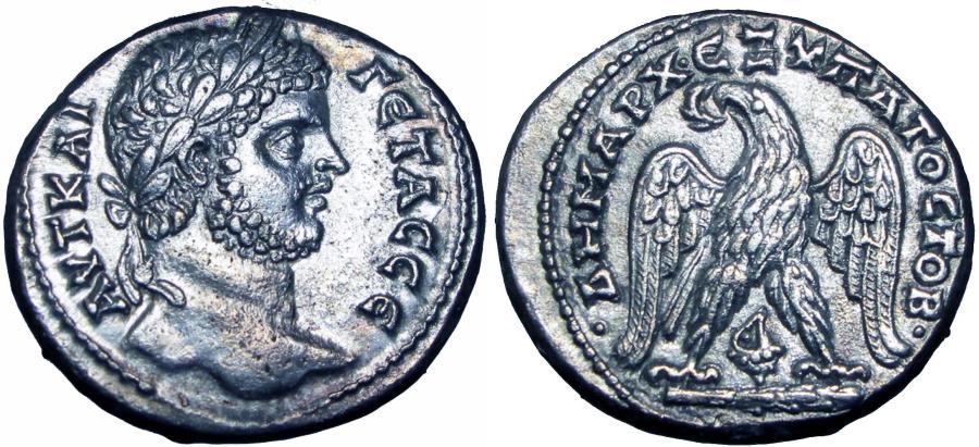 PHOENICIA, Tyre. Geta. AD 209-211. Stunning coin with sharp details