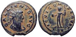 Ancient Coins - Gallienus, Antioch, 260-268 AD. Æ antoninianus
