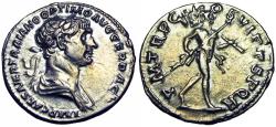 Ancient Coins - Trajan Denarius. IMP CAES NER TRAIANO OPTIMO AVG GER DAC,