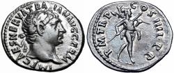 Ancient Coins - Trajan. AD 98-117. AR Denarius