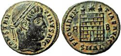 Ancient Coins - Constantine I Æ Nummus. Antioch, AD 327-328.