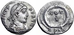 Ancient Coins - Valens. AD 364-378. AR Siliqua.