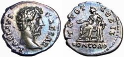 Ancient Coins - Aelius. Caesar, AD 136-138. AR Denarius , lovely example.