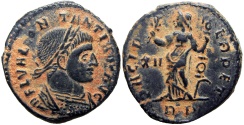 Ancient Coins - Constantine I. AD 307/310-337. Æ Half Follis , Rome mint, Lovely example !!!