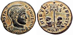 Ancient Coins - Constantine I Æ Follis. Aquileia, AD 320.