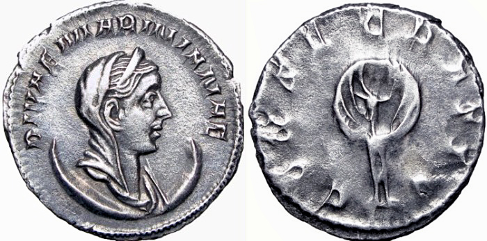 DIVA MARINIANA, wife of Valerian I. | Roman Imperial Coins
