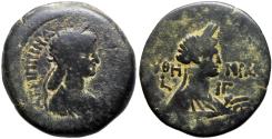 Ancient Coins - EGYPT, Alexandria. Agrippina Junior. Augusta, AD 50-59.