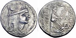 Ancient Coins - Kings of Armenia. Tigranocerta. Tigranes II "the Great" 95-56 BC.