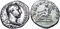Ancient Coins - Trajan (AD 98-117). AR denarius .