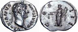 Ancient Coins - HADRIAN. 117-138 AD. AR Denarius.