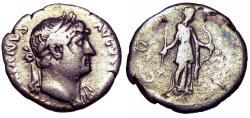 Ancient Coins - Hadrian Denarius.( 2.91g)HADRIANVS AVGVSTVS