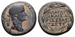 Ancient Coins - Herodians. Herod V of Chalkis Æ25. Chalkis, dated RY 3 (AD 43/4).