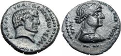 Ancient Coins - Mark Antony and Cleopatra. 36-31 BC.