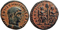 Ancient Coins - Constantine I. AD 307/310-337. Æ Half Follis , Rome mint, Lovely example !!!