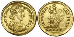 Ancient Coins - THEODOSIUS I. 379-395 AD. AV Solidus