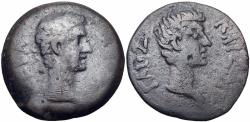 Ancient Coins - Augustus, with Gaius as Caesar, Æ 25mm of Alexandria, Egypt. 27 BC-AD 14. absent from most collwctions.