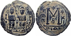Ancient Coins - Unique ,ISLAMIC, Umayyad Caliphate. Jerash mint, Uncertain period (pre-reform). AH 41-77 / AD 661-697. Unique and unpublished !!!