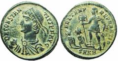 Ancient Coins - Constantius II AE 2. AD 348-351.
