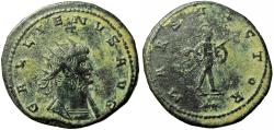 Ancient Coins - Gallienus, 253-268. Antoninianus (Silver, 21mm, 3.38g 11), Antioch, 264-265.
