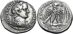 Ancient Coins - SELEUCIS and PIERIA, Antioch. Vespasian. AD 69-79. AR Tetradrachm, Struck to fund the war agaienst Jew's.