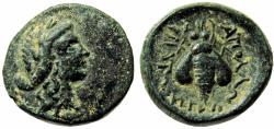 Ancient Coins - LYDIA. Tripolis as Apollonia. Ae (2nd-1st centuries BC).
