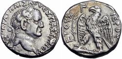 Ancient Coins - SYRIA, Seleucis and Pieria. Antioch. Vespasian. AD 69-79. Struck to fund the Roman war againest Judaea.