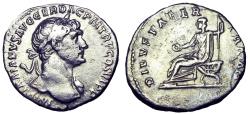 Ancient Coins - Trajan and his father Trajan Pater, AD 98-117.