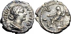 Ancient Coins - FAUSTINA Jr., wife of Marcus Aurelius.
