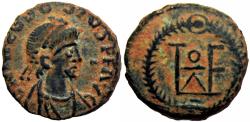 Ancient Coins - Theodosius II. A.D. 402-450. Æ nummus.