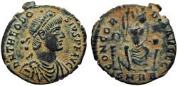 Ancient Coins - Theodosius I Æ3. Rome, AD 379-383.