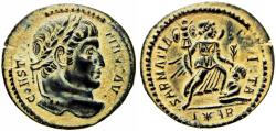 Ancient Coins - Constantine I, AE follis. Arles. AD 323-324.