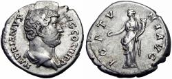 Ancient Coins - Hadrian. AD 117-138. AR Denarius.